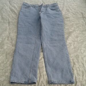 Everlane Organic Cotton Women's Straight Leg Blue Jeans